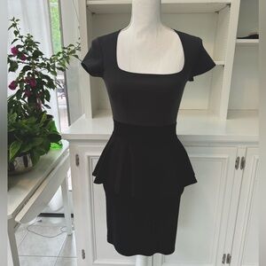 Green Envelope black and gray dress